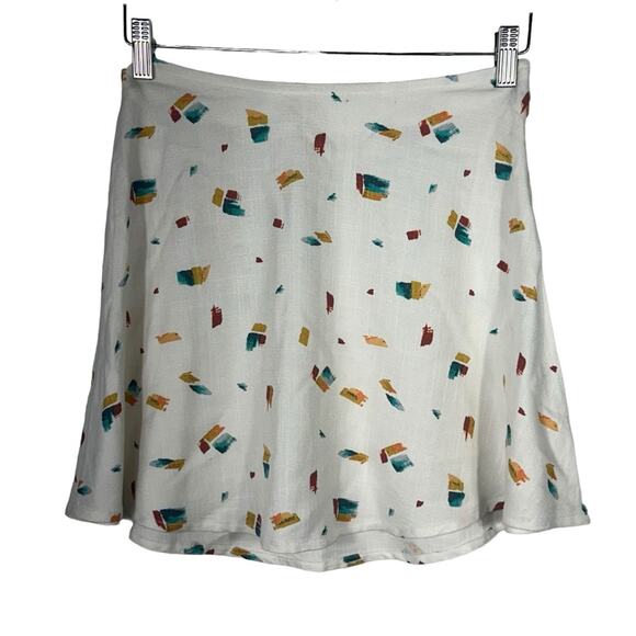 O'Neil Marlin Print Skater Mini Skirt Size XS - Picture 4 of 14